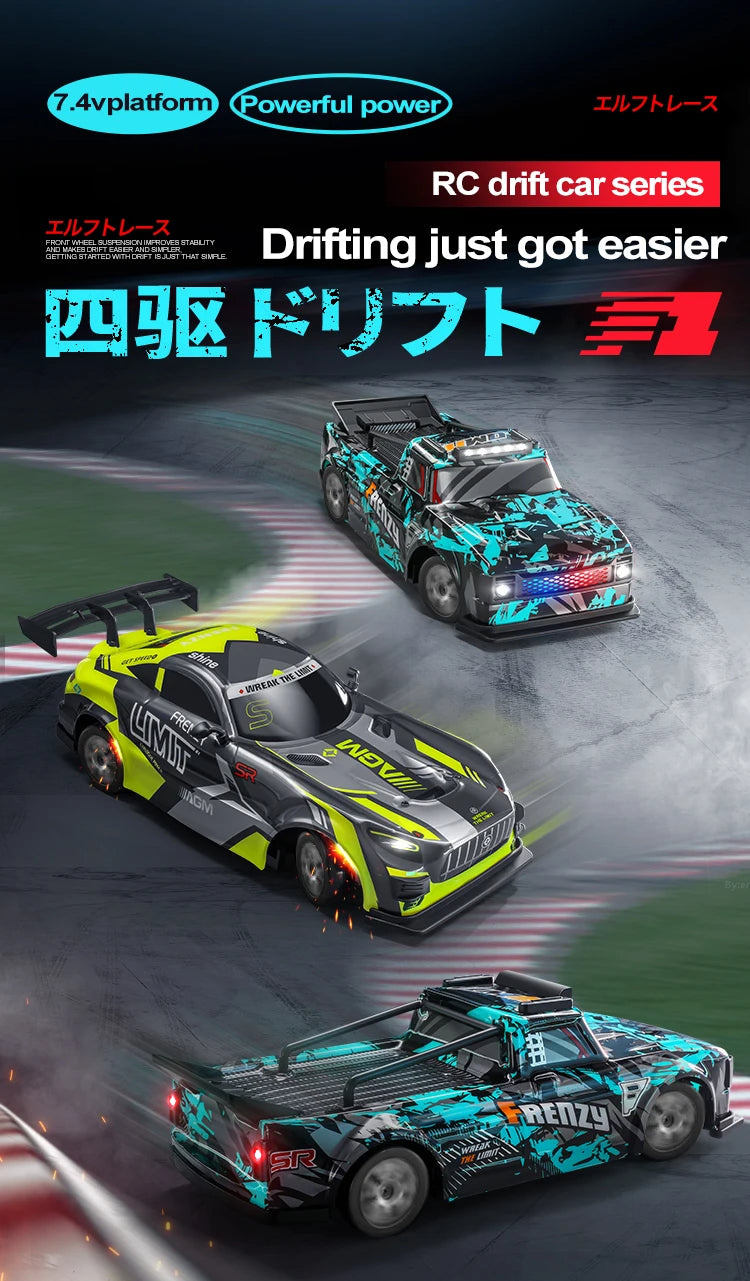 RC Drift Car 1:16 4WD 30Km/H Off-Road Racing Anti-Collision