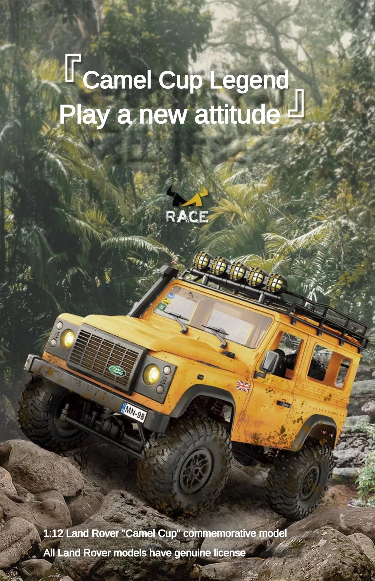 MN98 1:12 MN Model RTR Version RC Car 2.4G 4WD RC Rock Crawler Defender