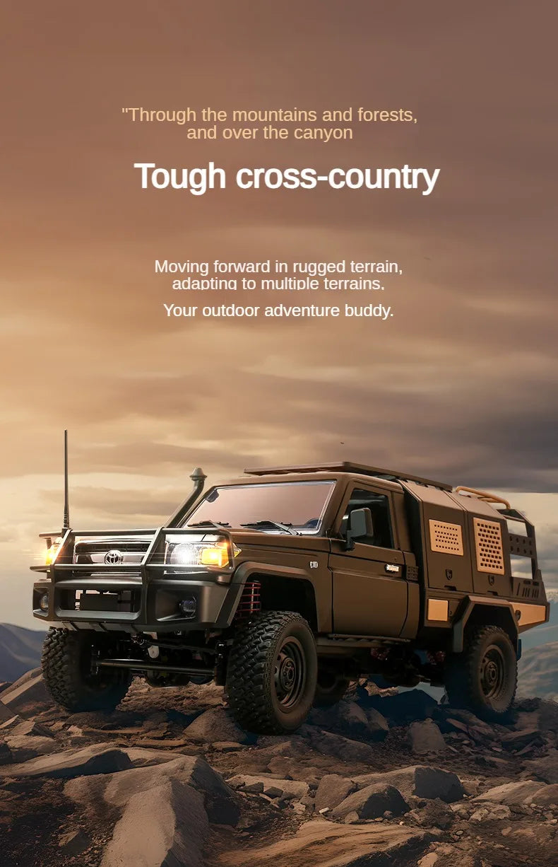 MN82S 1:12 Full Scale RTR Car Toy 2.4G 4WD Off-Road Remote Control Car Truck