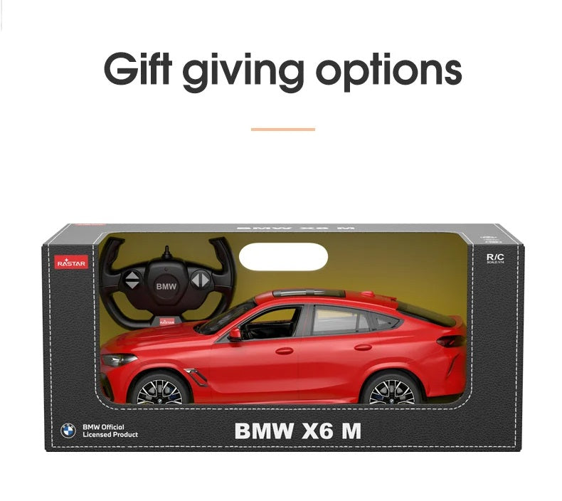 BMW GENUINE CAR MODEL MINIATURE RC X6M (1:14)