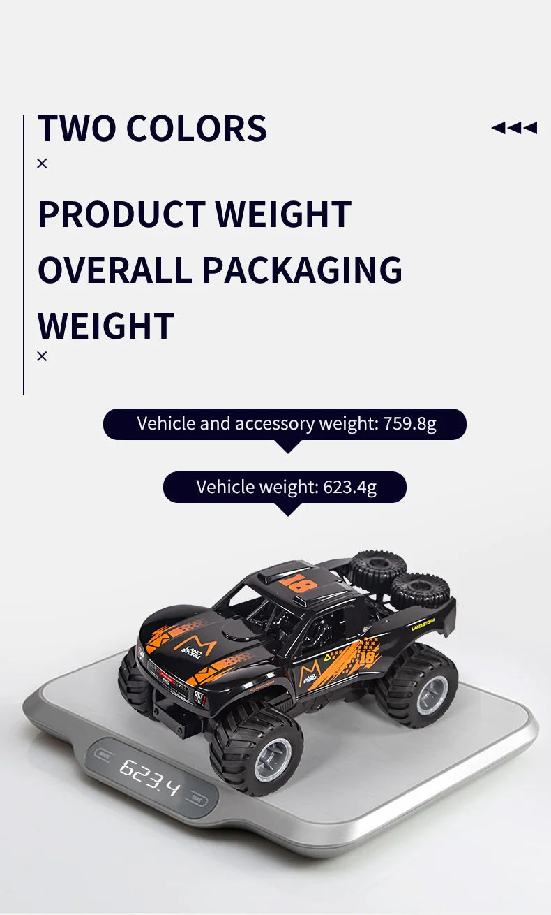 Off-Road RC Car 4WD 40KM/H High Speed Remote Control Trucks Monster Crawler Cars