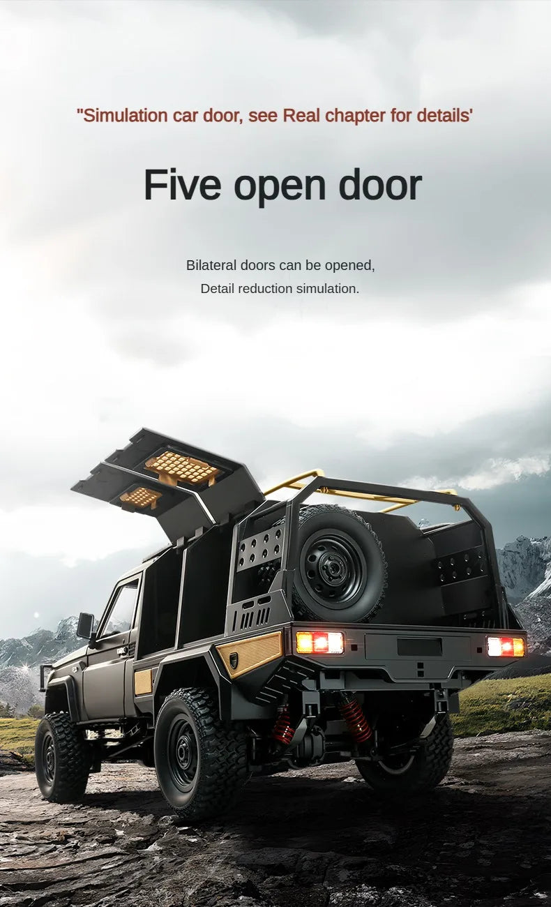 MN82S 1:12 Full Scale RTR Car Toy 2.4G 4WD Off-Road Remote Control Car Truck