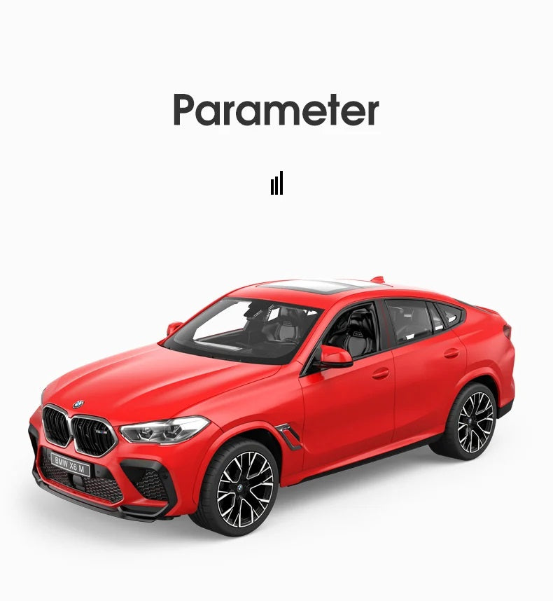 BMW GENUINE CAR MODEL MINIATURE RC X6M (1:14)
