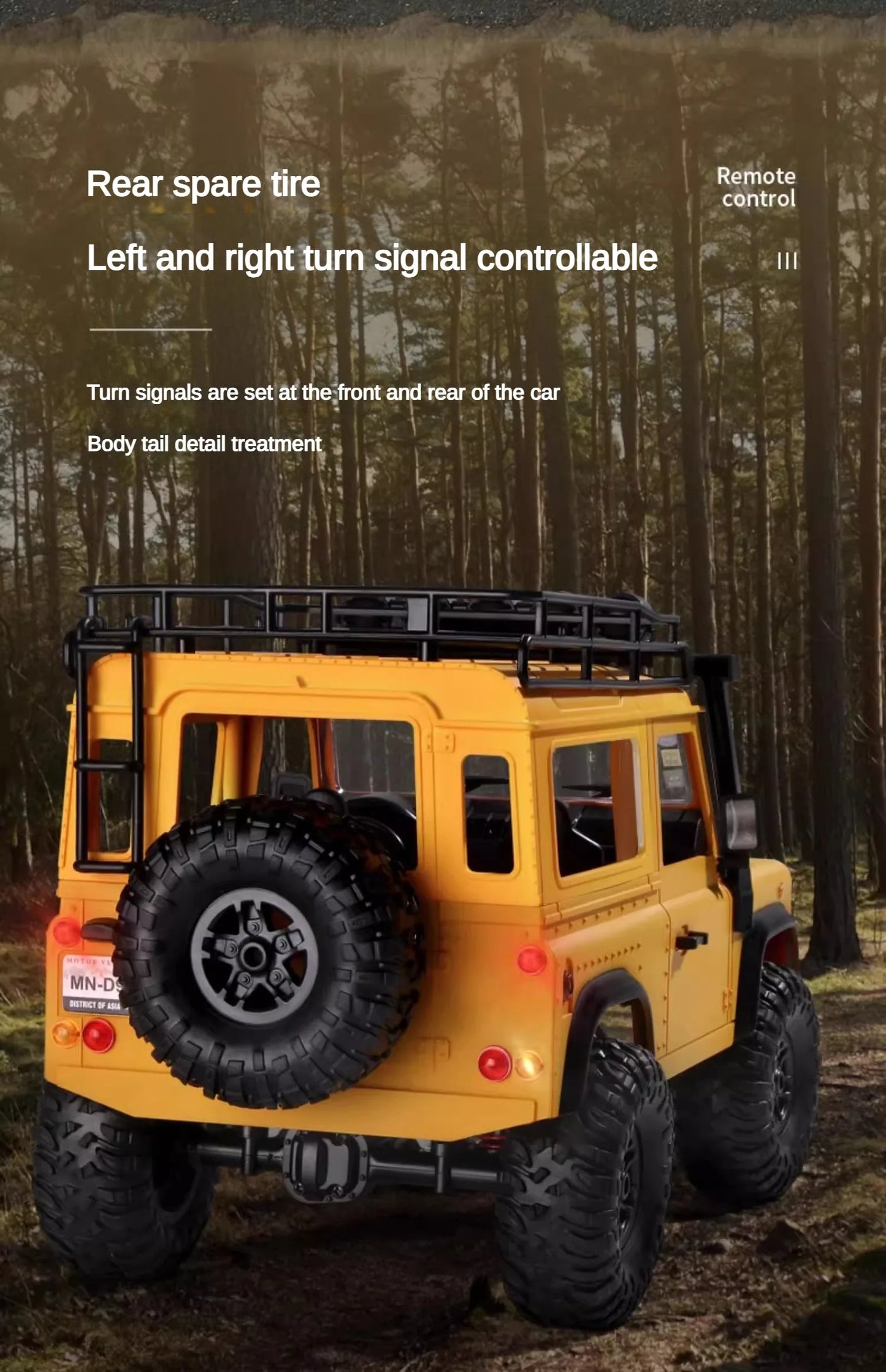 MN98 1:12 MN Model RTR Version RC Car 2.4G 4WD RC Rock Crawler Defender