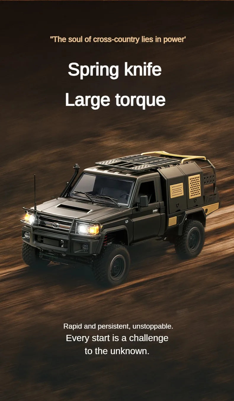 MN82S 1:12 Full Scale RTR Car Toy 2.4G 4WD Off-Road Remote Control Car Truck