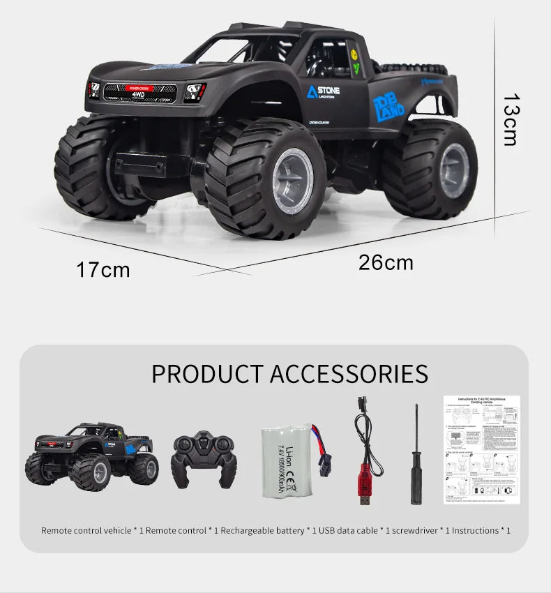 Off-Road RC Car 4WD 40KM/H High Speed Remote Control Trucks Monster Crawler Cars
