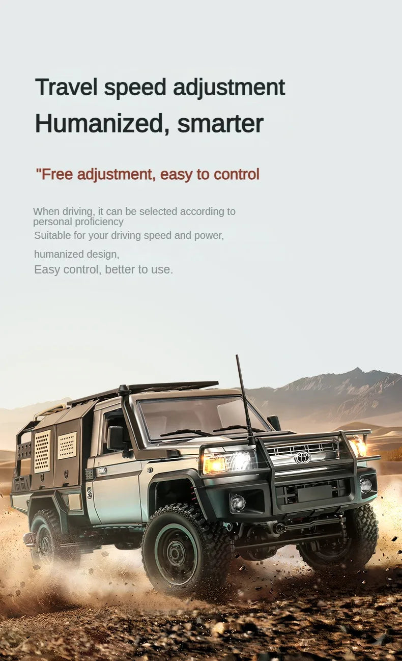 MN82S 1:12 Full Scale RTR Car Toy 2.4G 4WD Off-Road Remote Control Car Truck
