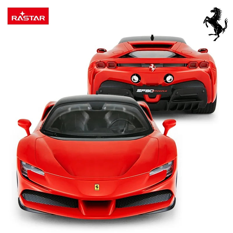 Rastar RC 1:14 Ferrari SF90 Stradale Kids Remote Control Toy Car - Red