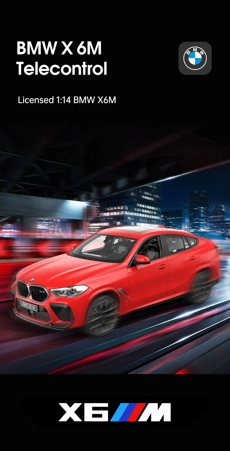BMW GENUINE CAR MODEL MINIATURE RC X6M (1:14)