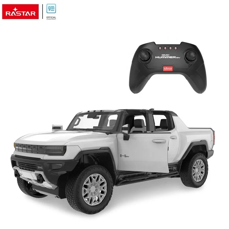 Rastar RC GMC Hummer EV Kids Remote Children Toy Car 4W Rotation 1:14 Scale