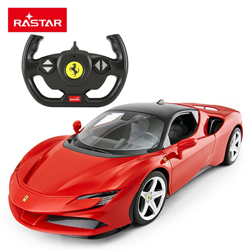 Rastar RC 1:14 Ferrari SF90 Stradale Kids Remote Control Toy Car - Red