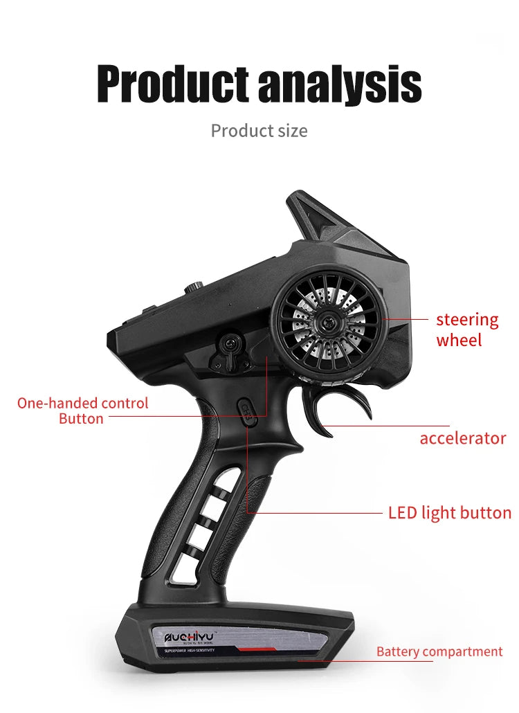 Suchiyu Gantry 1:16 RC Truck – 4WD Off-Road Remote Control Car