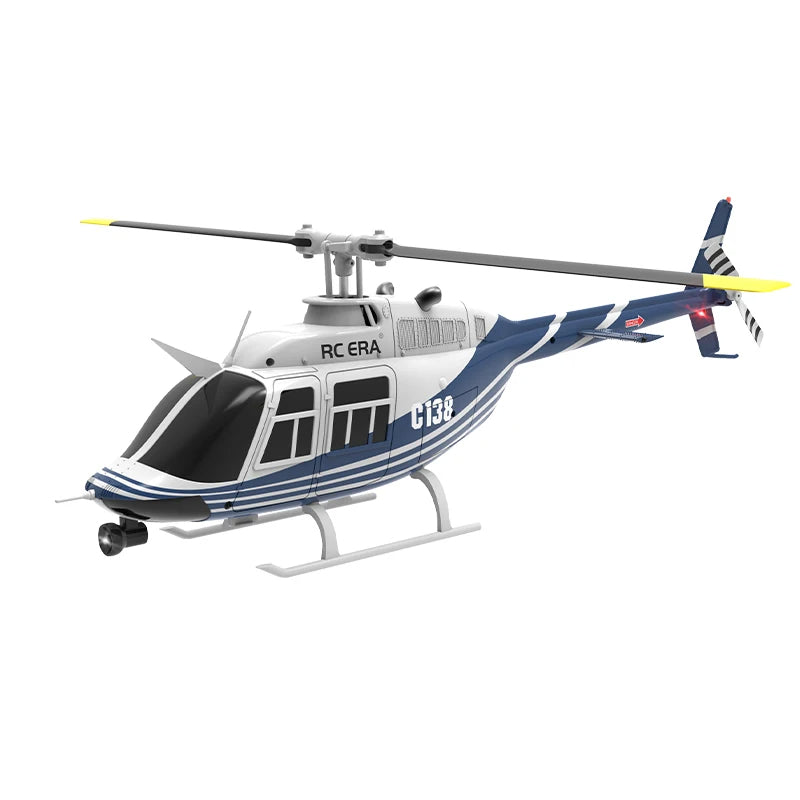 RC ERA C138 RC Helicopter Bell-206 6CH 6-axis Gyro Remote Control RTF Aircraft