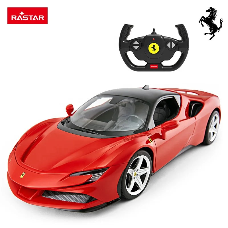Rastar RC 1:14 Ferrari SF90 Stradale Kids Remote Control Toy Car - Red