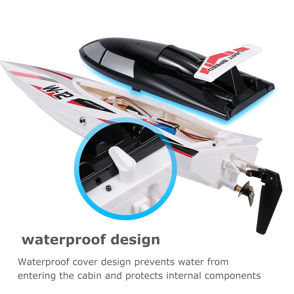 WLtoys WL912-A RC Boat 2.4Ghz 35KM/H Brushed High Speed Racing Boat 2200