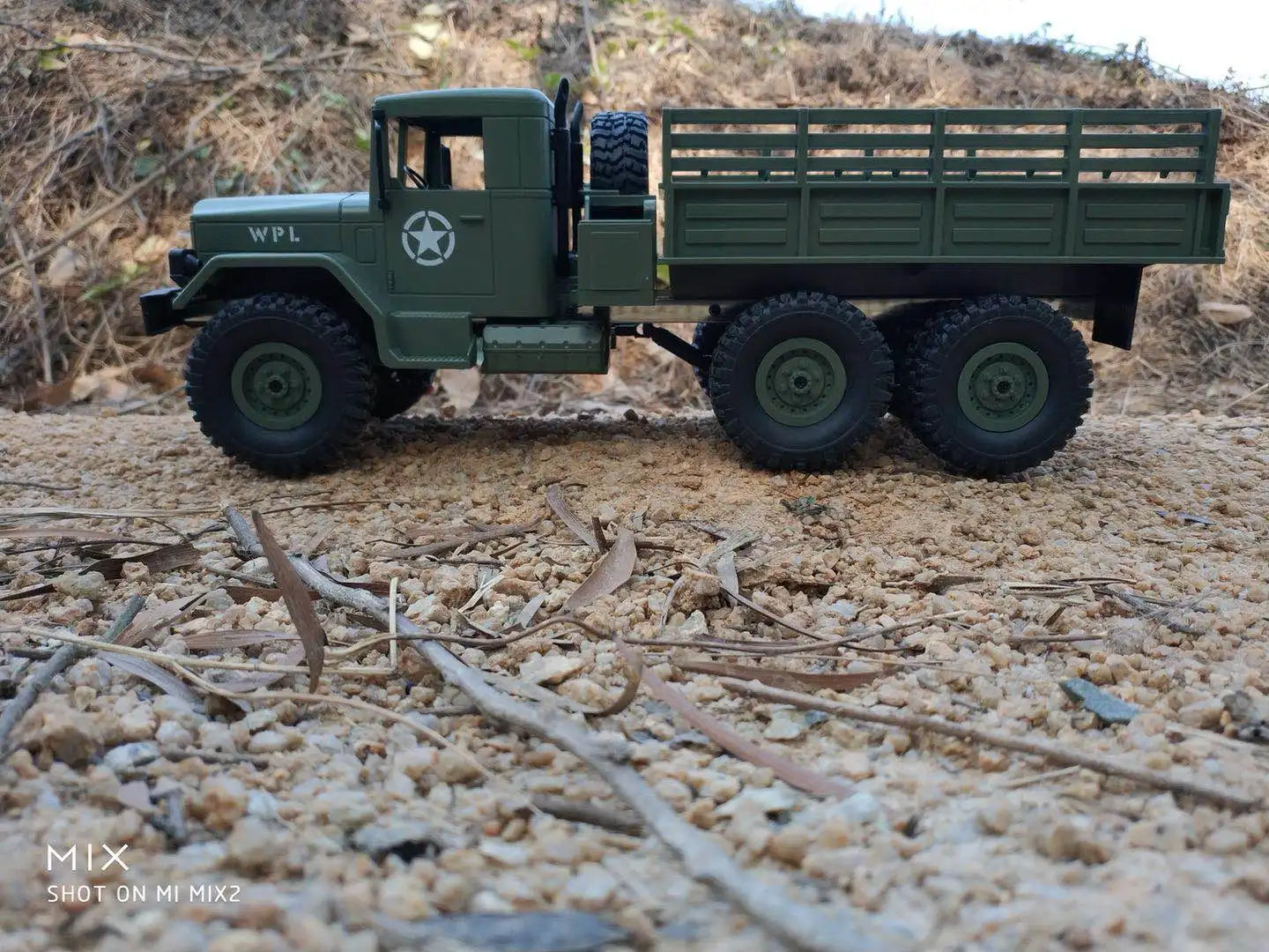 WPL B16 1/16 Scale RC Truck 6WD–7.4V Li-Ion, Proportional Steering & Throttle RT