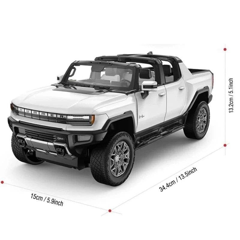 Rastar RC GMC Hummer EV Kids Remote Children Toy Car 4W Rotation 1:14 Scale