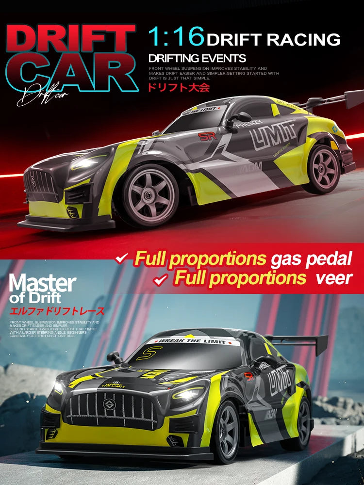 RC Drift Car 1:16 4WD 30Km/H Off-Road Racing Anti-Collision
