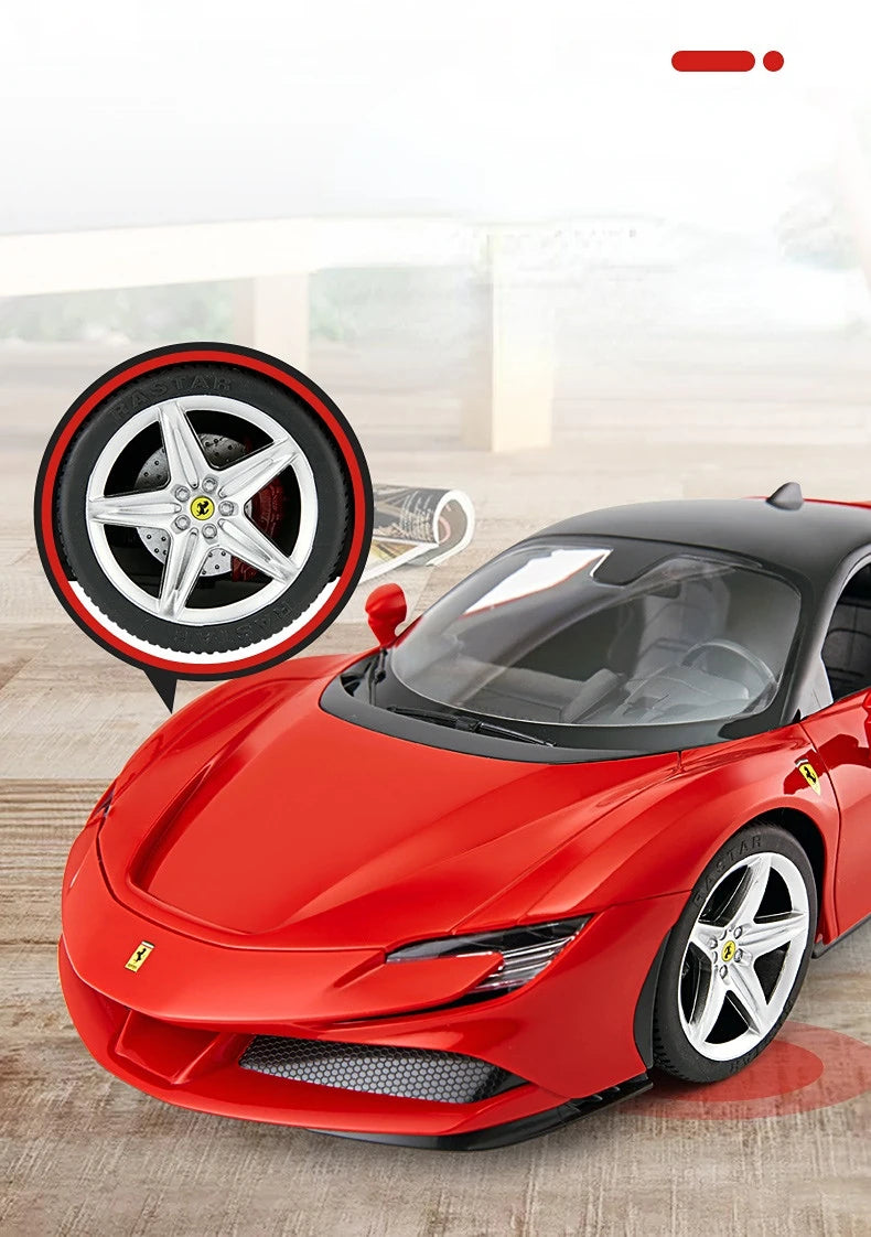 Rastar RC 1:14 Ferrari SF90 Stradale Kids Remote Control Toy Car - Red