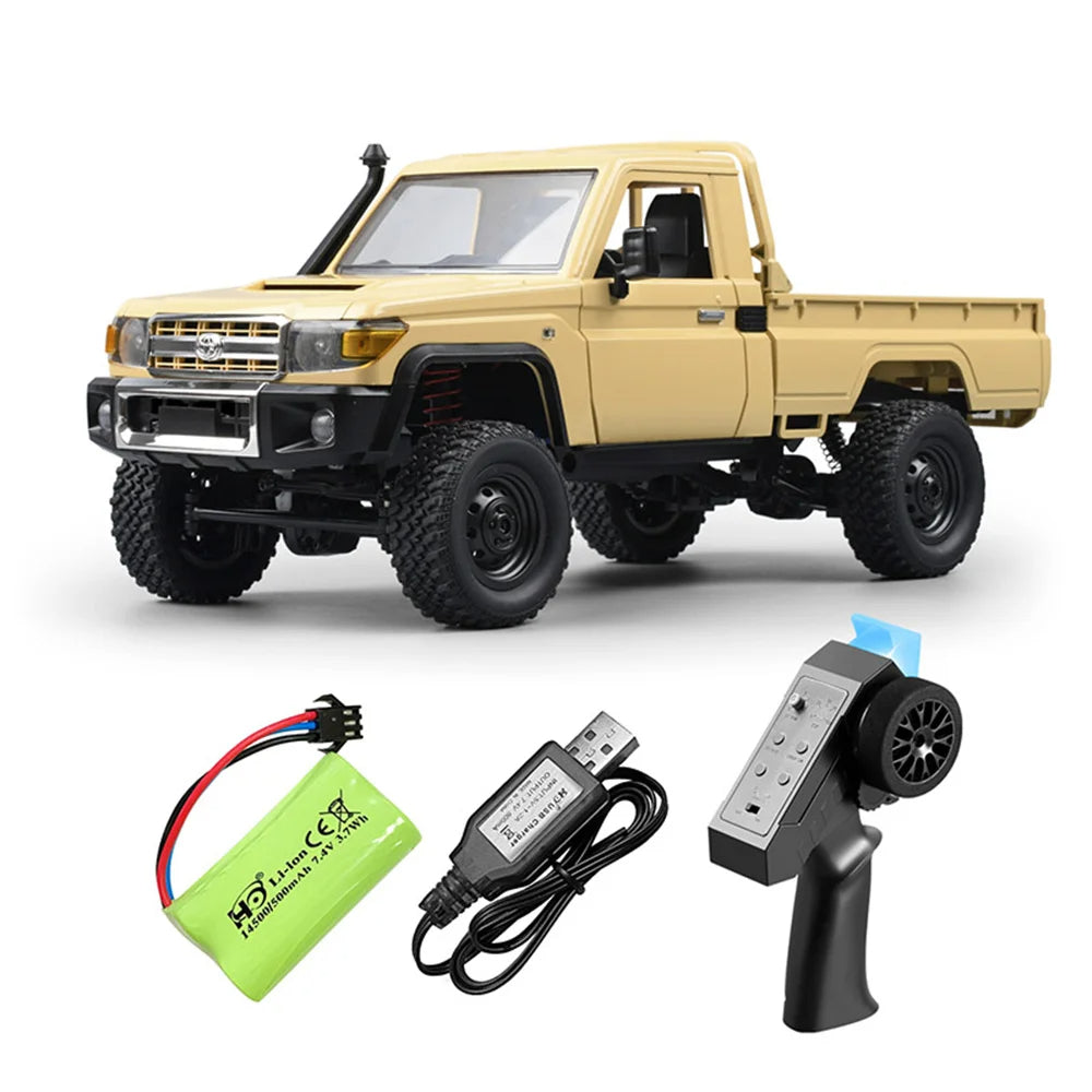 MN82 1:12 RC Car – 4WD Toyota LC79 Rock Crawler with LED Lights