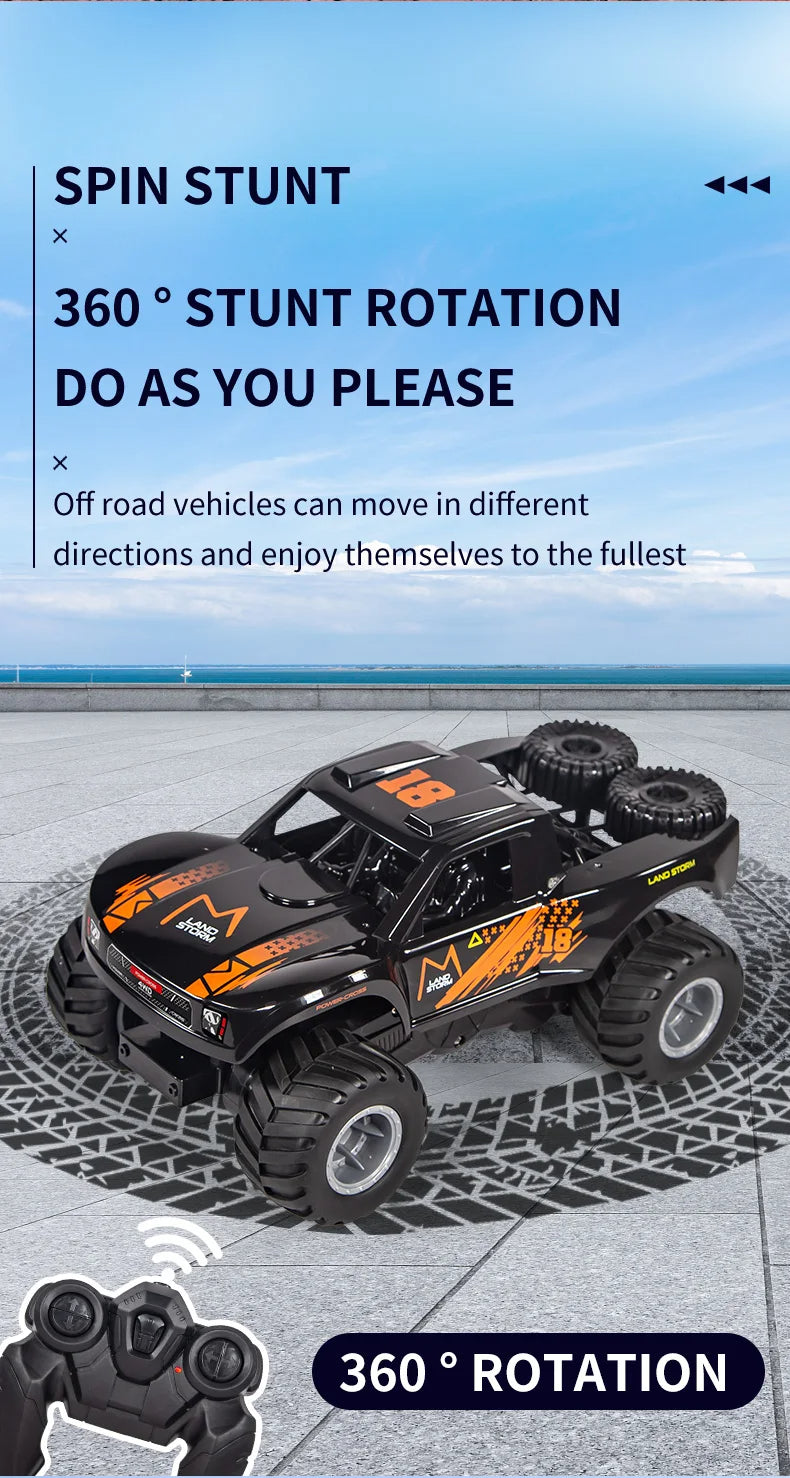 Off-Road RC Car 4WD 40KM/H High Speed Remote Control Trucks Monster Crawler Cars