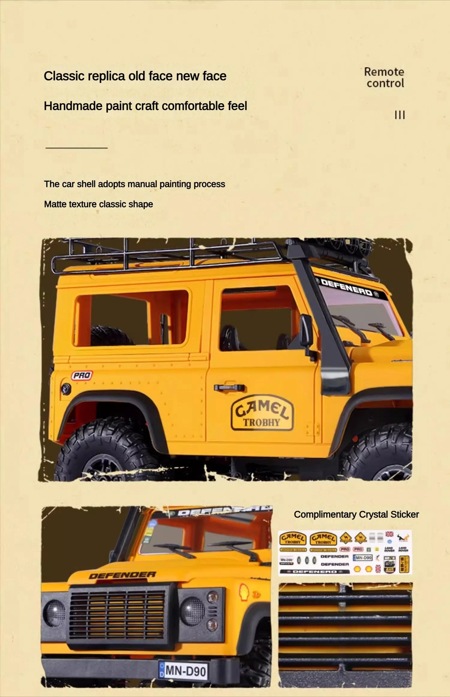 MN98 1:12 MN Model RTR Version RC Car 2.4G 4WD RC Rock Crawler Defender