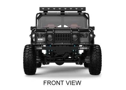 JJRC Q121 Hummer H1 1:12 4WD RC Crawler Truck Car 2.4GHz LED Lights IPX4 RTF