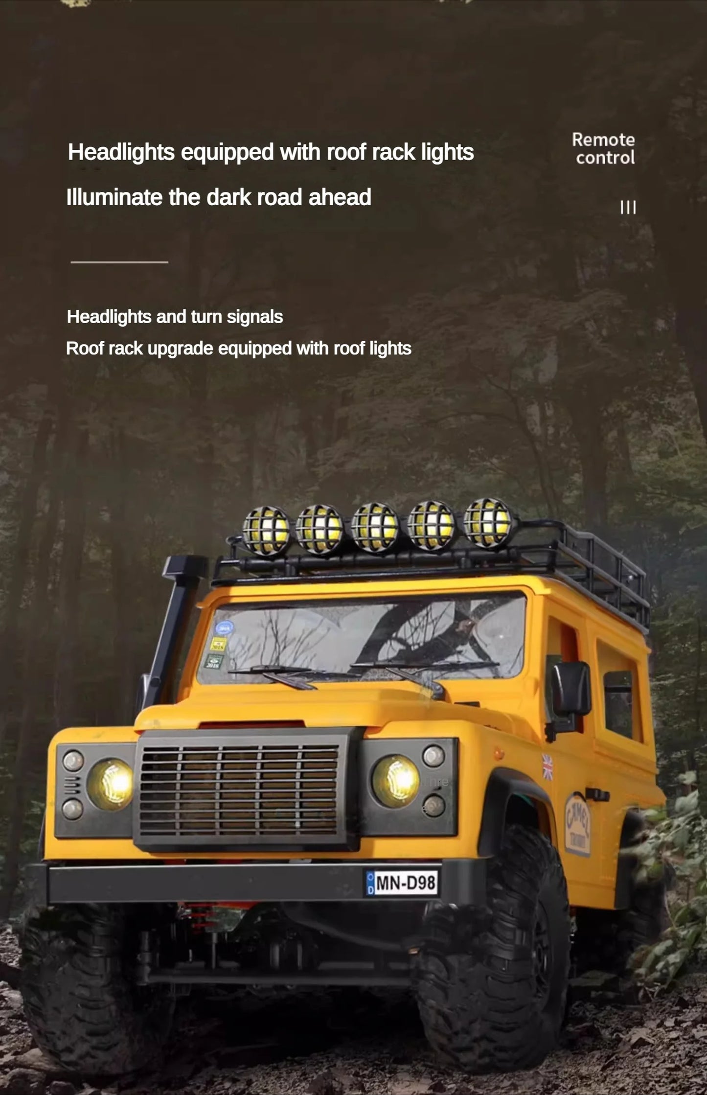 MN98 1:12 MN Model RTR Version RC Car 2.4G 4WD RC Rock Crawler Defender