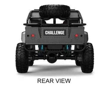 JJRC Q121 Hummer H1 1:12 4WD RC Crawler Truck Car 2.4GHz LED Lights IPX4 RTF