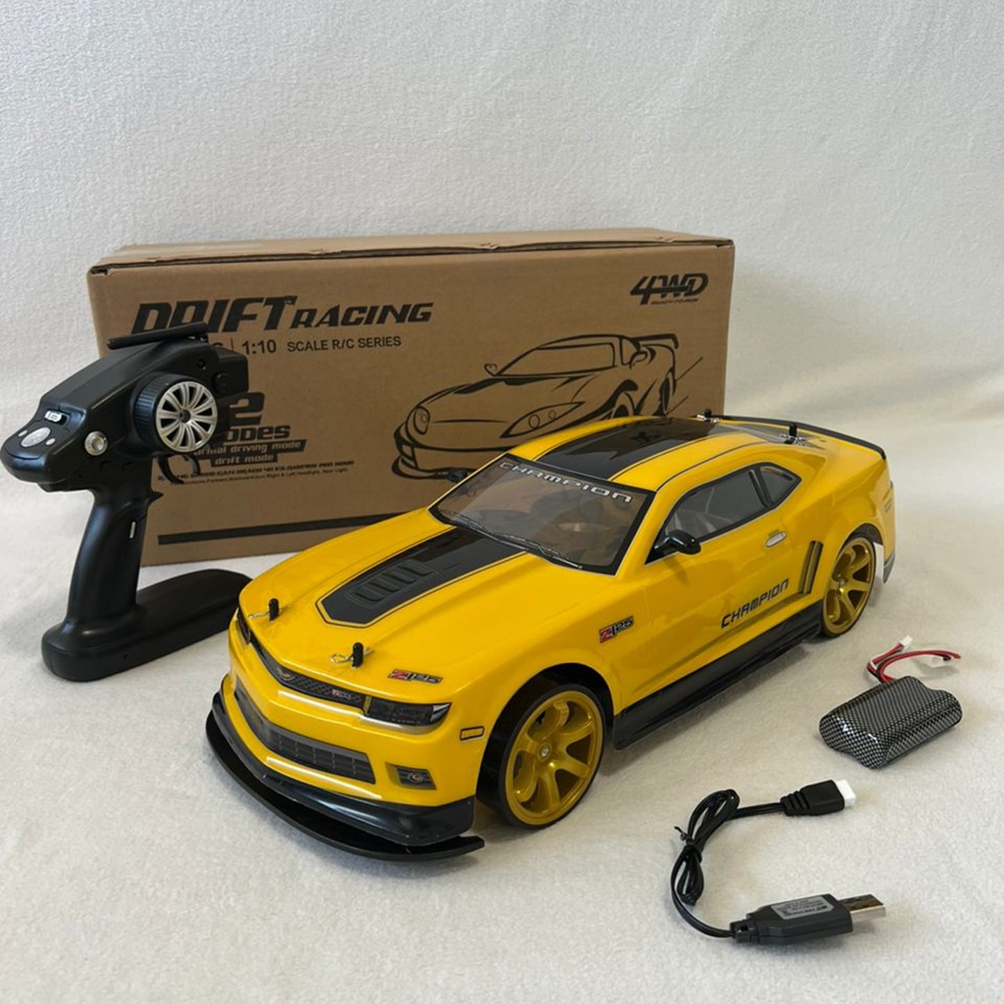 RC Drift Car 1:10 4WD 70Km/H Off-Road Racing Anti-Collision 4x4 Large Speed
