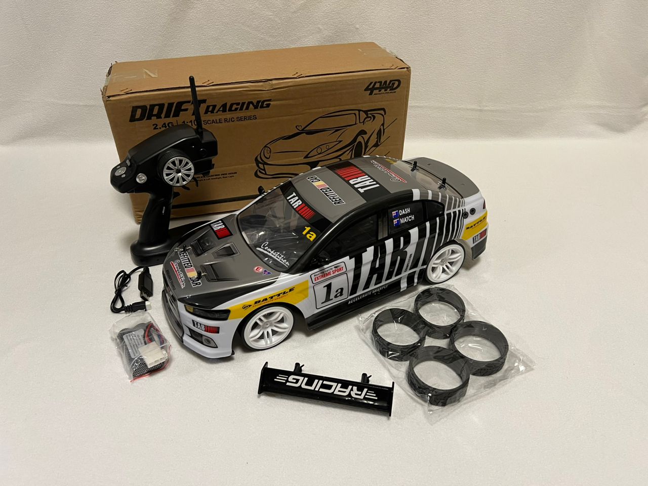 RC Drift Car 1:10 4WD 70Km/H Off-Road Racing Anti-Collision 4x4 Large Speed