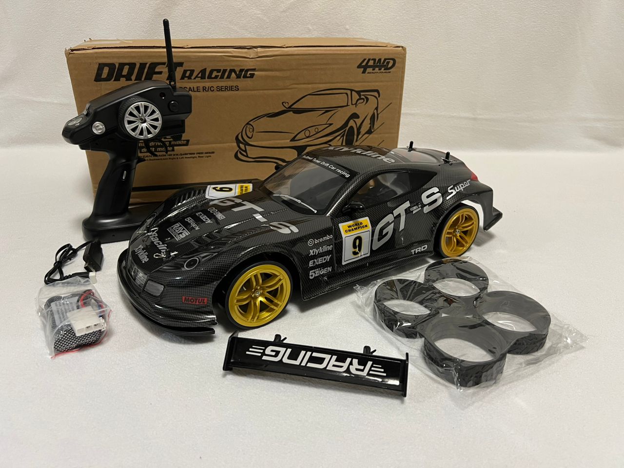 RC Drift Car 1:10 4WD 70Km/H Off-Road Racing Anti-Collision 4x4 Large Speed