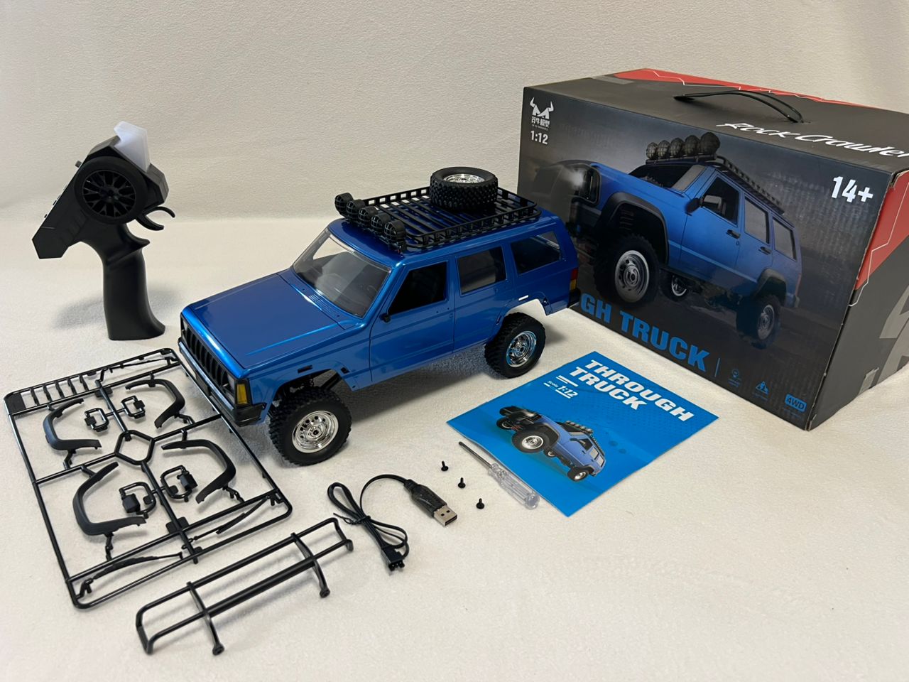 MN78 1:12 RC Car – 4WD Off-Road Climbing Truck 2.4G Remote Control Model