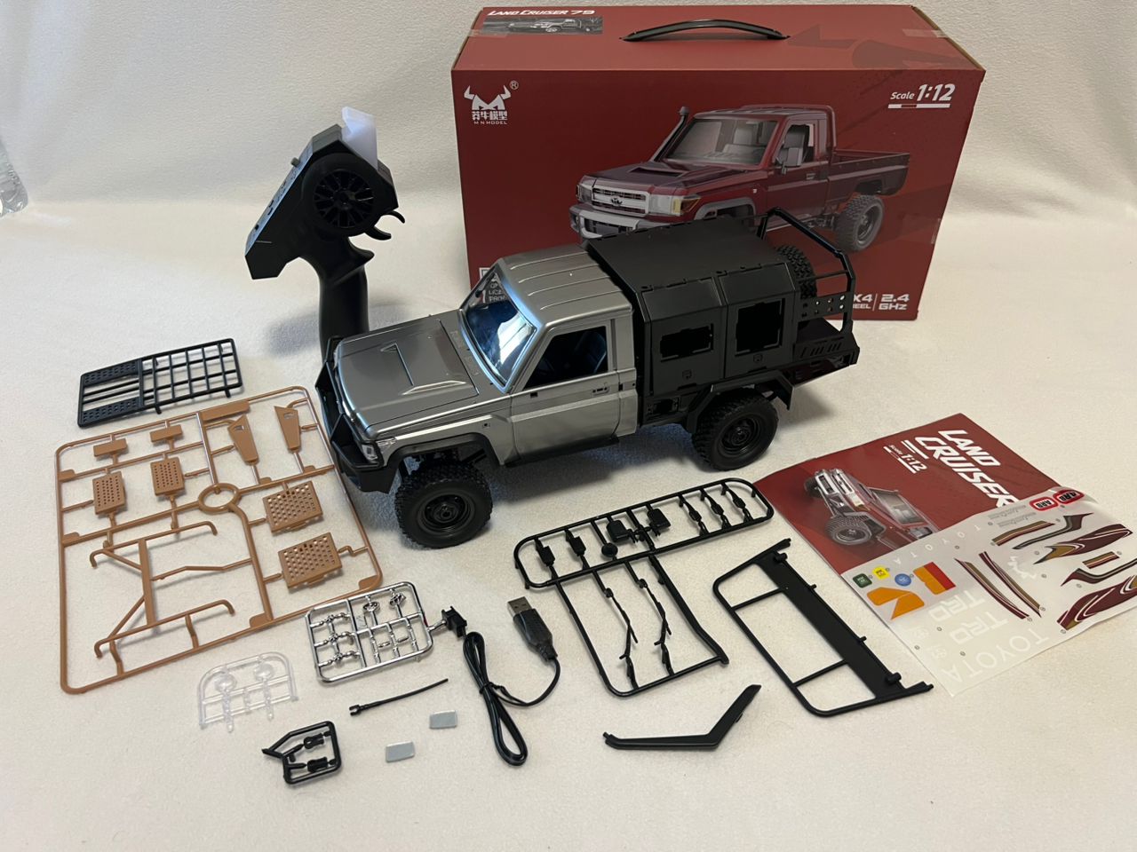 MN82S 1:12 Full Scale RTR Car Toy 2.4G 4WD Off-Road Remote Control Car Truck