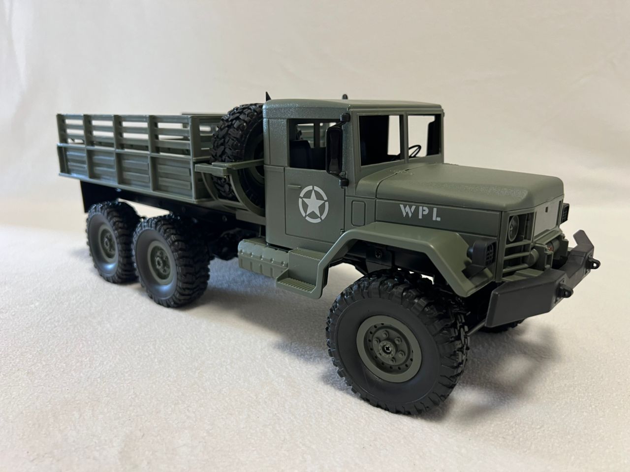 WPL B16 1/16 Scale RC Truck 6WD–7.4V Li-Ion, Proportional Steering & Throttle RT