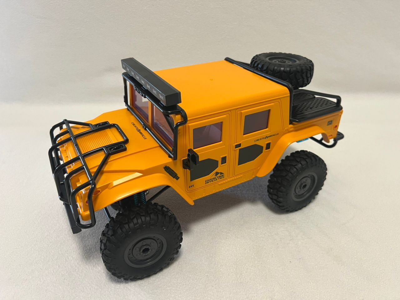 JJRC Q121 Hummer H1 1:12 4WD RC Crawler Truck Car 2.4GHz LED Lights IPX4 RTF