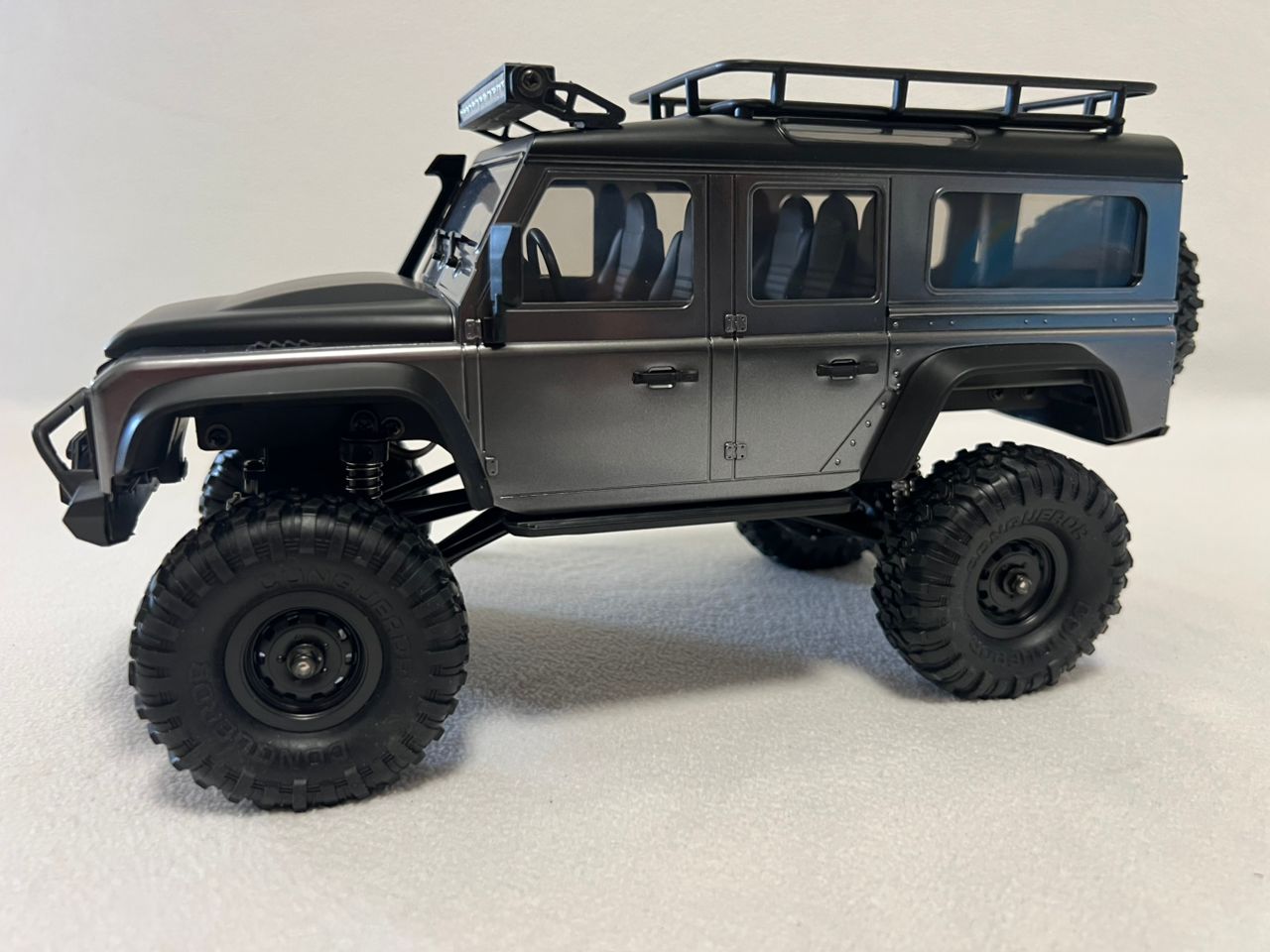 HB R1609 1:16 RC 4WD Crawler Truck LED Lights Metal Frame RTR IPX4