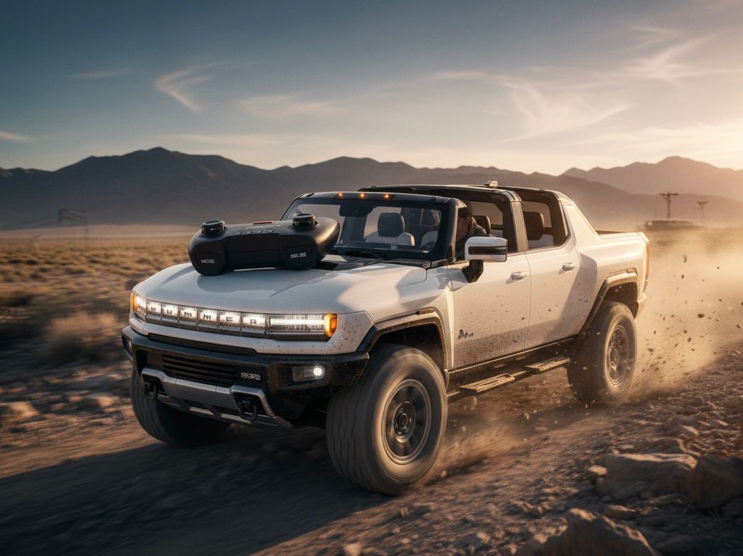 Rastar RC GMC Hummer EV Kids Remote Children Toy Car 4W Rotation 1:14 Scale