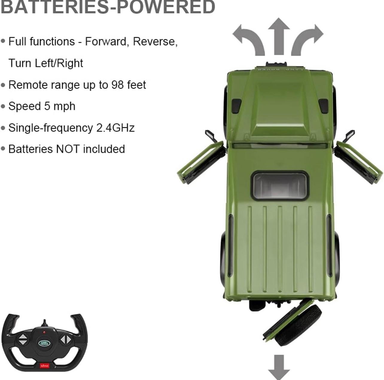 Share Remote Control Land Rover Defender | 1:14 in 2 Assorted Colours | Rc Car