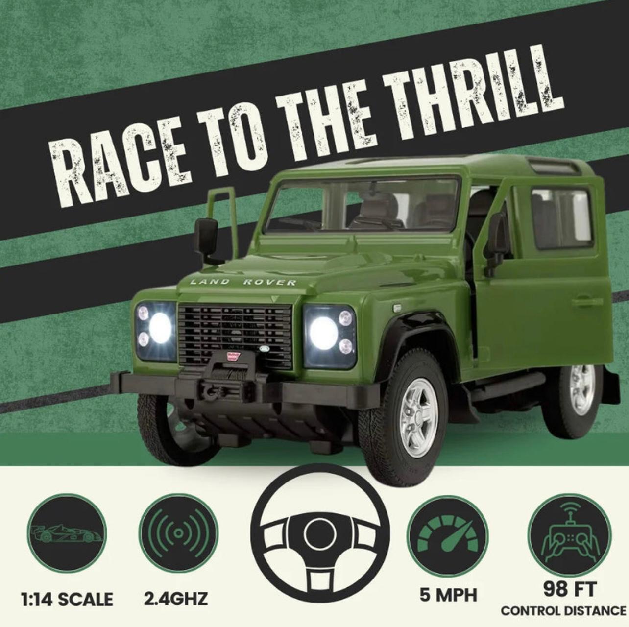 Share Remote Control Land Rover Defender | 1:14 in 2 Assorted Colours | Rc Car