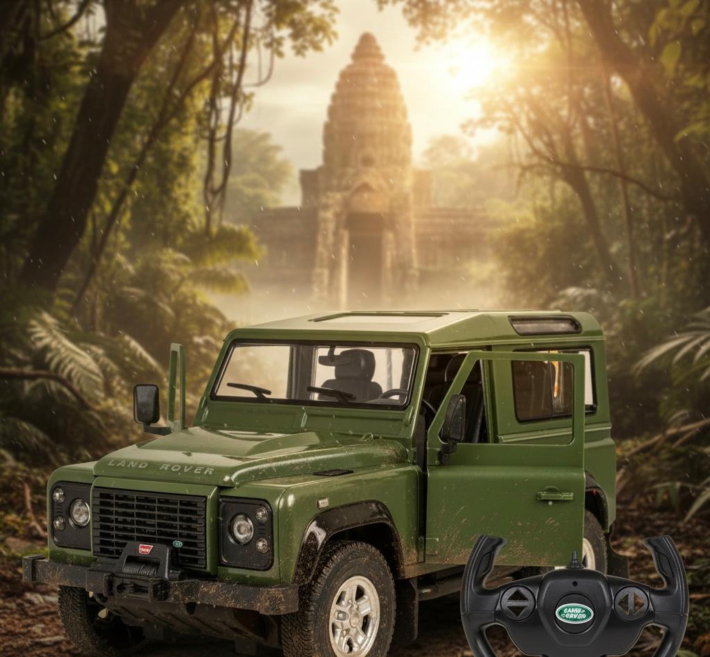Share Remote Control Land Rover Defender | 1:14 in 2 Assorted Colours | Rc Car