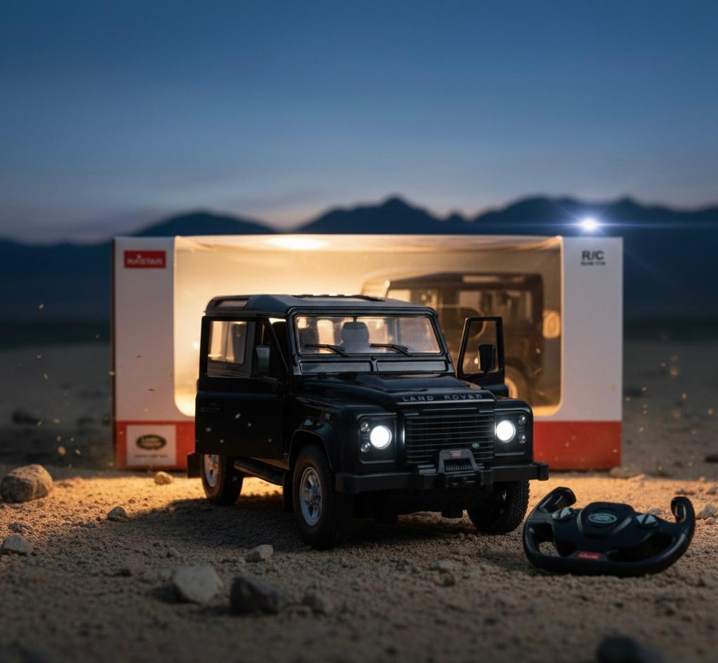 Share Remote Control Land Rover Defender | 1:14 in 2 Assorted Colours | Rc Car