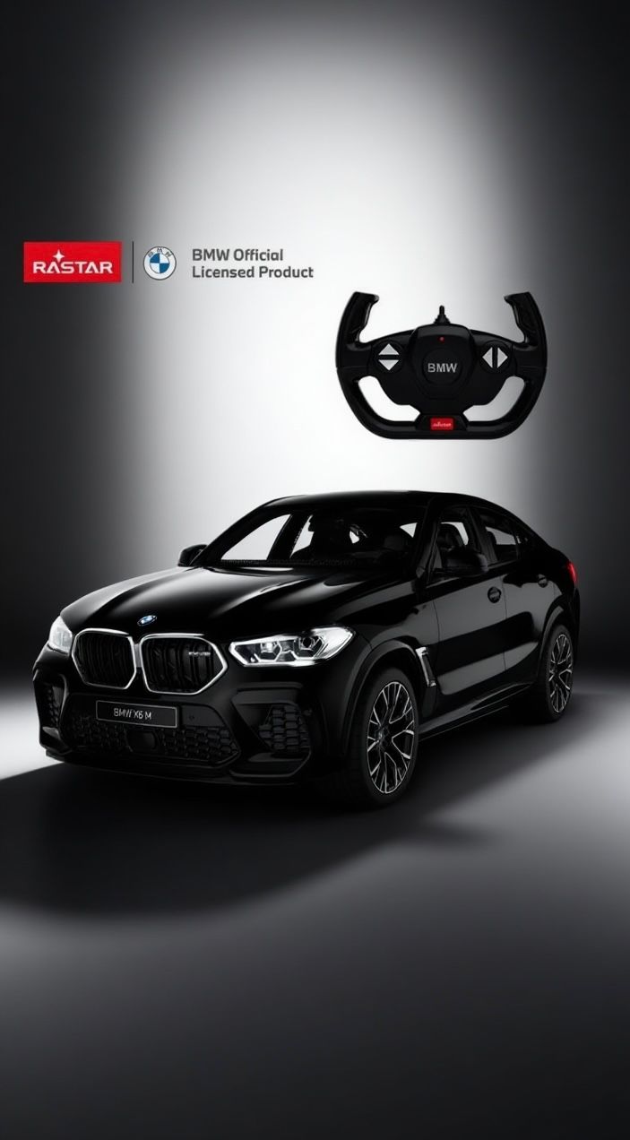 BMW GENUINE CAR MODEL MINIATURE RC X6M (1:14)