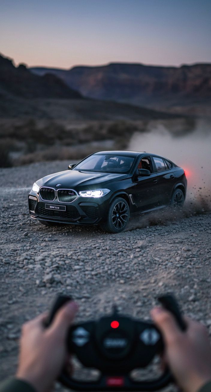 BMW GENUINE CAR MODEL MINIATURE RC X6M (1:14)