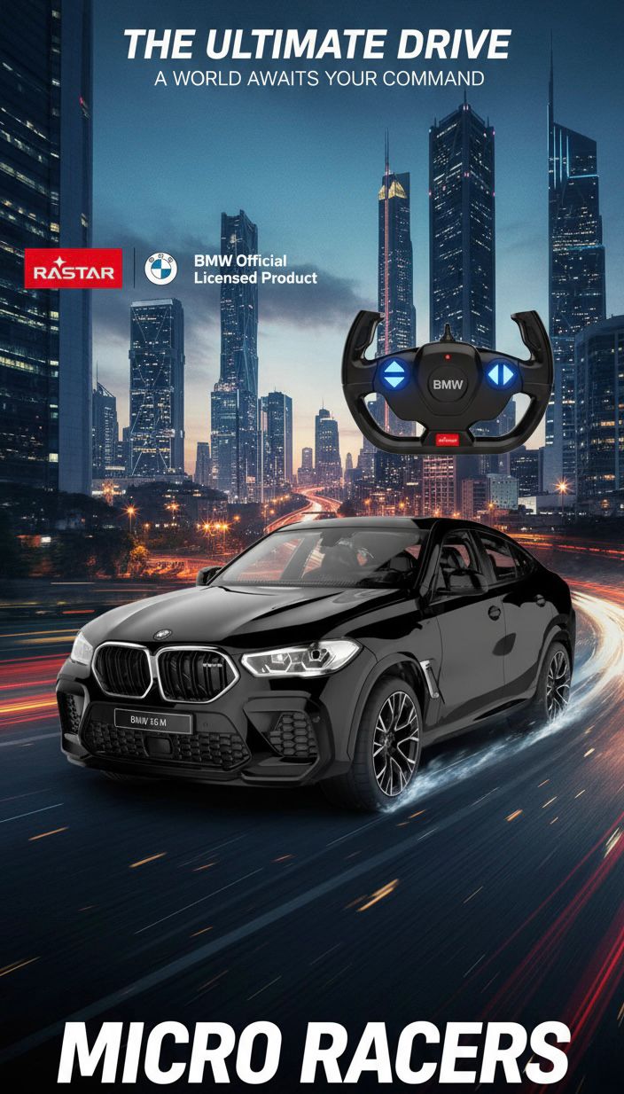 BMW GENUINE CAR MODEL MINIATURE RC X6M (1:14)