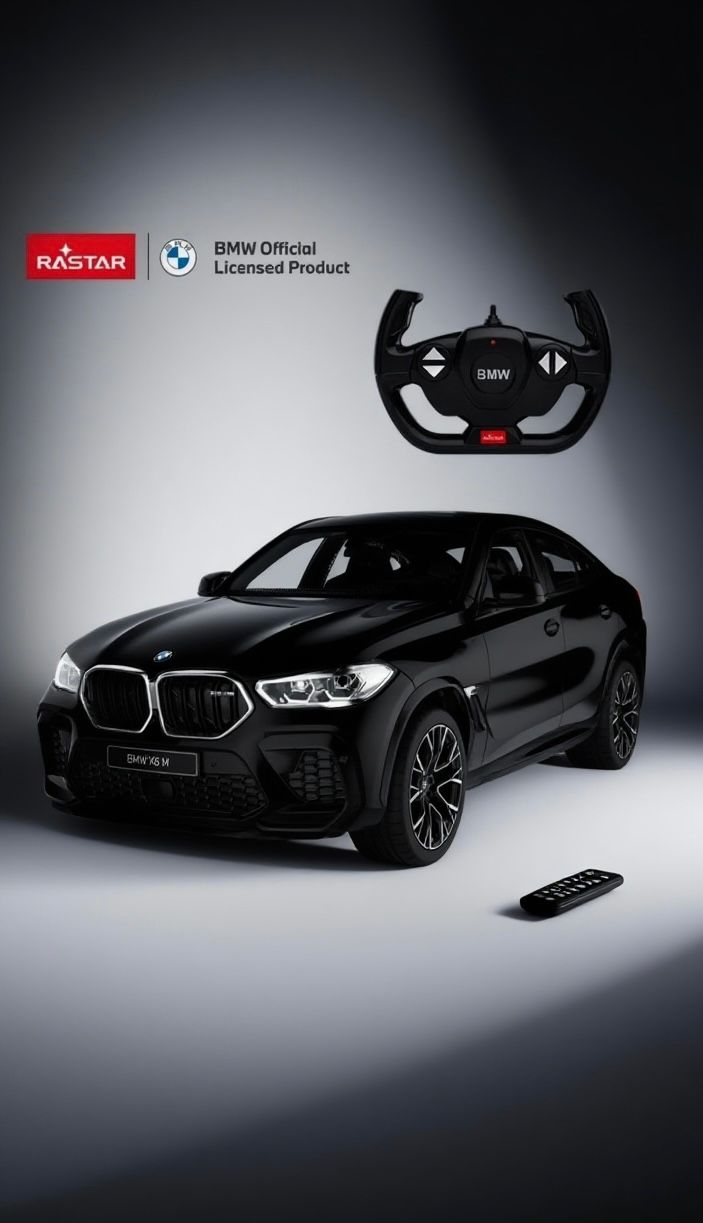 BMW GENUINE CAR MODEL MINIATURE RC X6M (1:14)