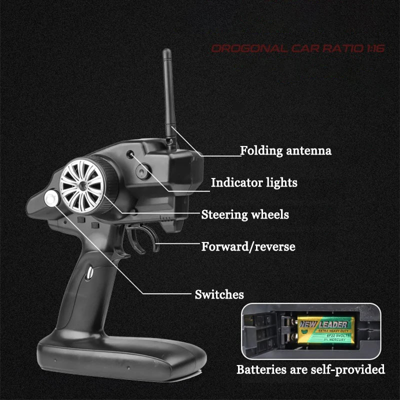RC Drift Car 1:10 4WD 70Km/H Off-Road Racing Anti-Collision 4x4 Large Speed