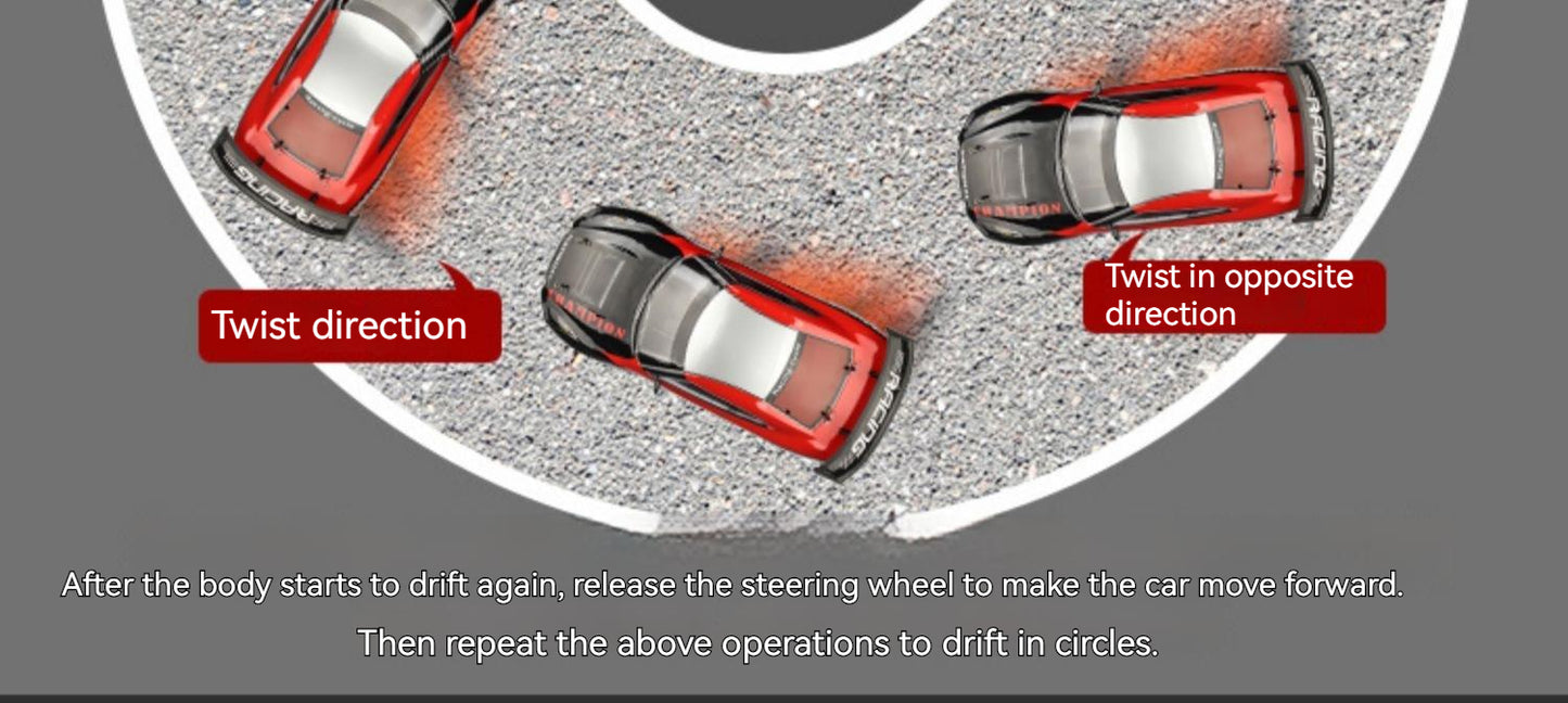 RC Drift Car 1:10 4WD 70Km/H Off-Road Racing Anti-Collision 4x4 Large Speed