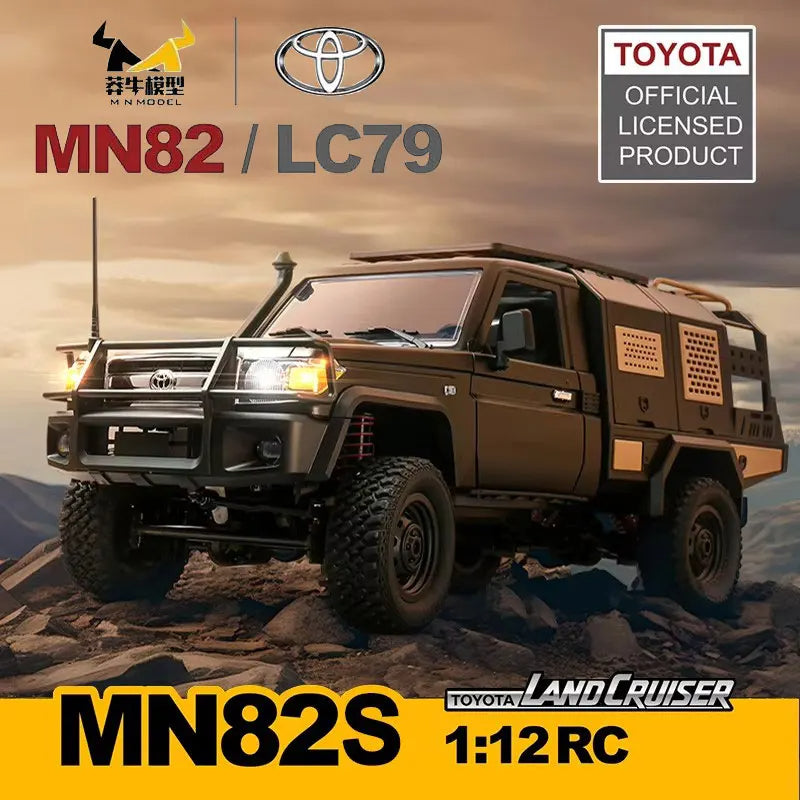 MN82S 1:12 Full Scale RTR Car Toy 2.4G 4WD Off-Road Remote Control Car Truck