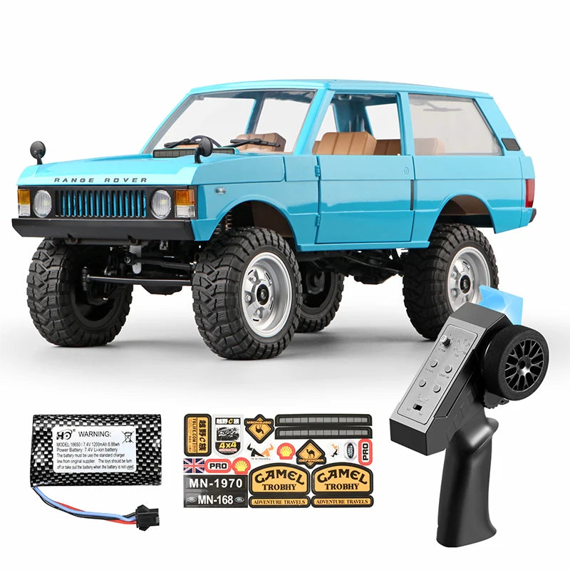 MN168 RC Crawler 1/12 Scale Range Rover – 4WD Off-Road Rock Crawler 2.4GHz RTR